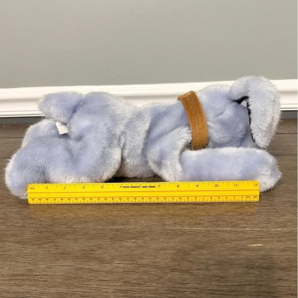 Vintage 2000 Toys R Us Cosmo Puppy Dog Plush Gray Blue Geoffrey Inc Stuffed Toy